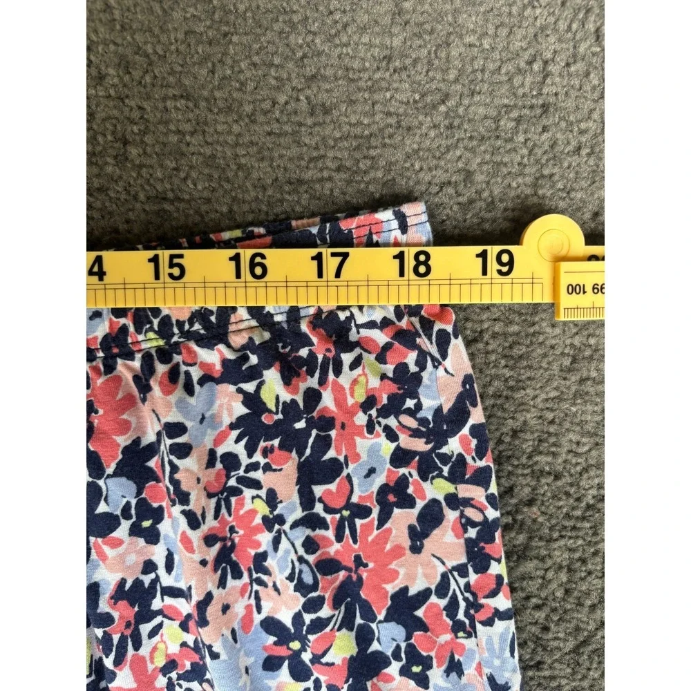 Jane & Bleecker Sleep Shorts Women XL Pink Floral Modal Stretch Drawstring Waist